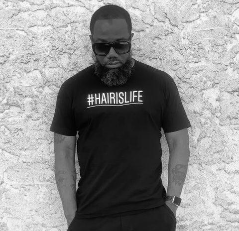 #hairislife tee